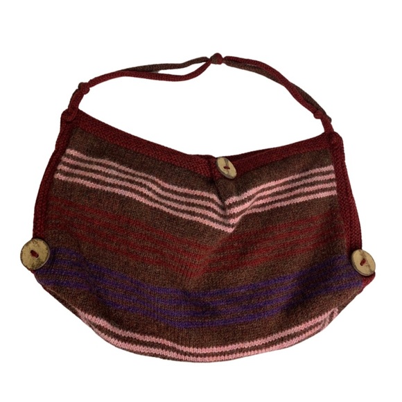 Hand Crafted Handbags - Handmade Knit Sweater Purse